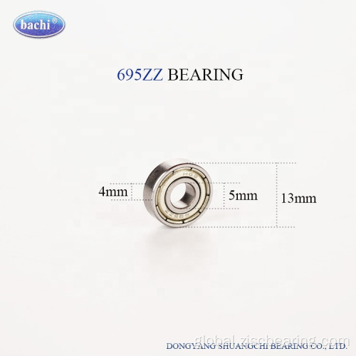 China miniature deep groove ball bearing 695 zz Manufactory